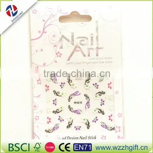 Water Transfer Nail Stickers Manicure Bright Flowers Design Nail Wraps Decoration Nails Decal thumbnail-3