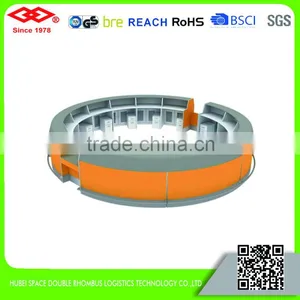 Modern Beauty Wholesale Circle Salon Furniture Reception Desk thumbnail-1