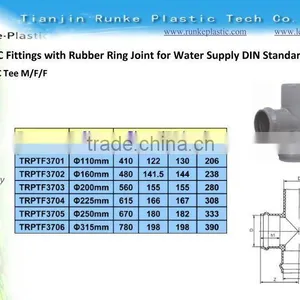 PVC Pipe Fittings Rubber Joint thumbnail-1