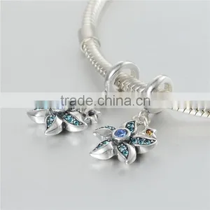 Wholesale Hanging Programmable 925 Sterling Silver Starfish Bracelet thumbnail-4