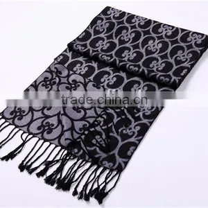 2015 Hot Selling New Flower Embroider Viscose Scarf D800-31 thumbnail-1