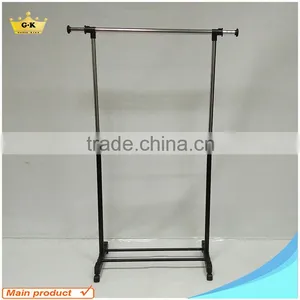Cheap Extendable and Adjustable Height Garment Coat Rack Display Drying Clothes Rack thumbnail-1