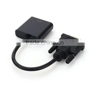 DVI 24+1 Male to VGA Female Active Cable Adapter Converter For Display Card PC Computer Cables Connectors thumbnail-4