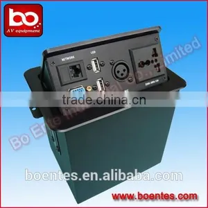 Tabletop/Desktop Pop Up Power Socket With HDMI/VGA/Audio/USB for Conference AV Solutions thumbnail-2
