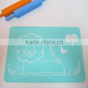 Custom Logo Printing Design Non-stick Kitchen Baking Mat Silicone thumbnail-2