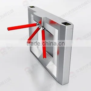 Big Promotion 304 Stainless Steel Rfid Card Reader Half Height Turnstile Gate With Time Attendance thumbnail-1
