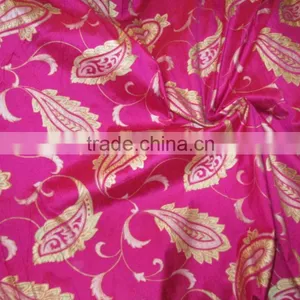 LEAF SILK MATERIAL PRINT TEXILE thumbnail-1