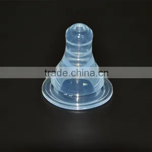 Custom Soft Silicone Baby Silicone Nipple With Suction for Baby Bottle thumbnail-3
