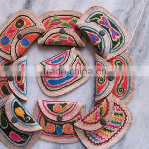 Real Leather Hand Made Colourful Women Wallets/pure Leather Coins Purse thumbnail-1