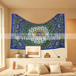 Twin Size Star Mandala Hippie Wall Decorative Art Boho Wall Hangers Tapestry thumbnail-1