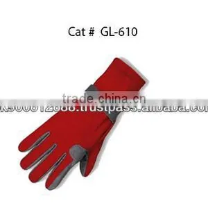 Red And Gray Karting Gloves thumbnail-1