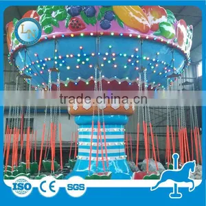 Park Kids Amusement Equipment Outdoor Flying Chair Fruit Flying Chair Ride for Sale thumbnail-4