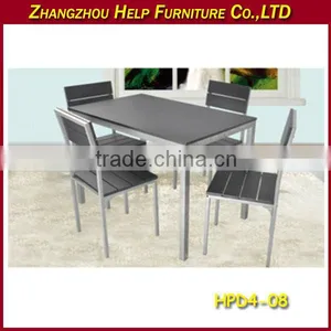 New Popular MDF Modern Dining Table Chairs Set thumbnail-1
