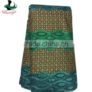 QXN21 Swiss Cotton Lace African Tulle Lace Embroidery Fabric Wholesale thumbnail-4