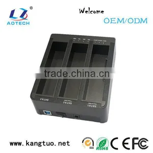 USB3.0 SATA 3 Bays Dual Bay Hdd Docking Station thumbnail-1