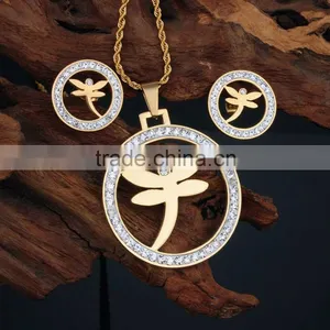 2014 Fashion 18 Carat Gold Plated Jewelry Sets thumbnail-1