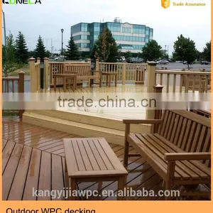 European Style Wood-Plastic Composite Flooring Technics and uv Resistant Wpc Decking thumbnail-1