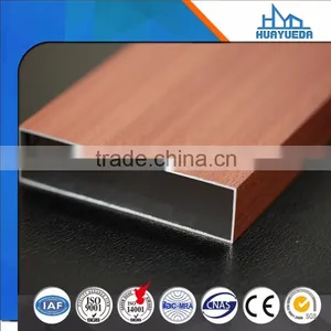 Decoration Aluminium Profile With Wooden Grain Surface Treatment thumbnail-6