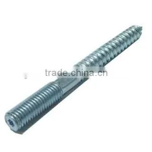 Hanger Bolts ,wood Thread Hanger Bolt,double Head Bolt Zinc Plated Cr3 thumbnail-1
