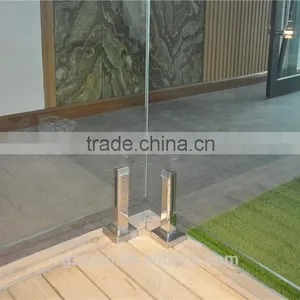 Up-to-date Styling Stainless Steel Handrail Glass Balustrade Low Price thumbnail-3