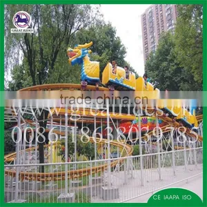 Christmas Kids Rides Mini Roller Coaster Dragon Track Train for Sale thumbnail-4
