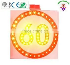 Solar Speed Limited Sign/solar Traffic Signal/led Outdoor Signal Light thumbnail-4