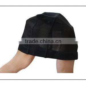 CNYE Comfortable Breathable Elastic Net New Design Mens Swimming Cap Pure Color Black Caps Fashion Swimming Goods thumbnail-4