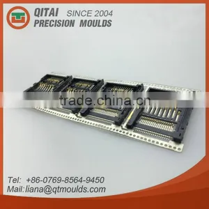 Plastic Injection Male Female Communication Connector PC Connector Mould thumbnail-2