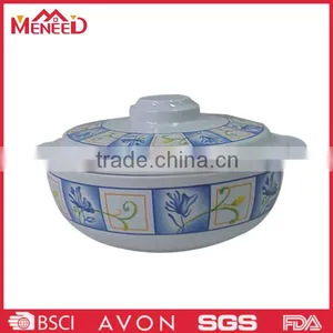 Kitcheware Ceramic Like Soup Bowl With Lid thumbnail-1
