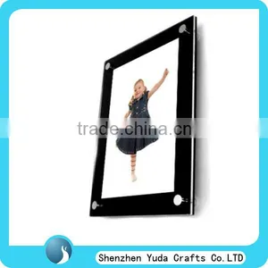 Wall Mounted Black Cute Girl Photo Frame Can be Customized Acrylic Frame for Home Decoration Acrylic Panel Picture Frame thumbnail-1