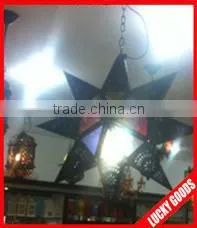 Indoor Decorative Black Moroccan Star Lantern Wholesale thumbnail-1