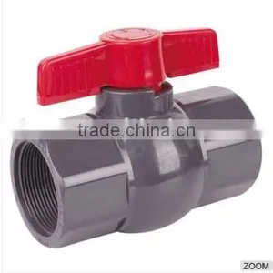 Plastic PVC Compact Ball Valve 100% New Material From Factory/most Popular Plastic Valve thumbnail-1