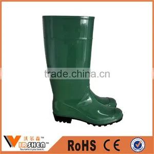 Men Rubber Rain Boots Wholesale PVC Work Boots Long Fishing Rubber Boots thumbnail-1