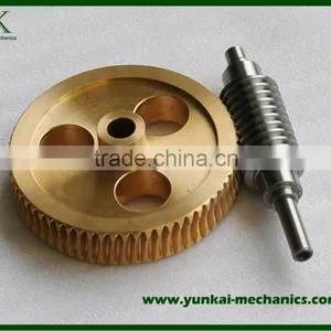 Small Brass Worm Gear Wheel for Reducer Gearbox Worm Gear Reducer thumbnail-1