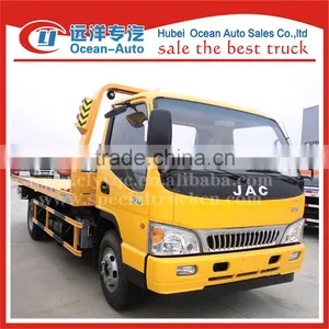 JAC 3TON Lift Weight Euro 4 New Cheap Road Wrecker Tow Trucks Sale thumbnail-1