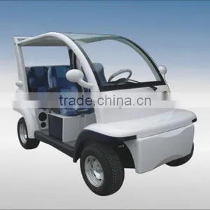 Electric Service Vehicles, EG6043K, 4 Seats, CE Approved Electric Golf Car With Solar Panel thumbnail-1