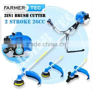 33CC 2 IN 1 GAS POWERED 2 STROKE BRUSH CUTTER GARDEN GRASS STRIMMER LINE TRIMMER WHIPPER SNIPPER TOOL thumbnail-1