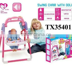 Battery Operated Realistic Baby Doll Swing thumbnail-2