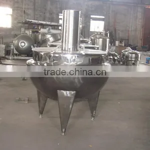 1000L Double Jacket Kettle With Agitator Mixer thumbnail-1
