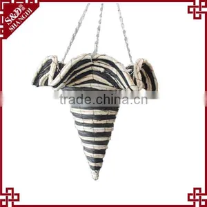 Artificial Flowery Baskets Realistic Artificial Flower Hanging Baskets thumbnail-1