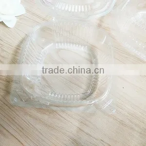 Clamshell Plastic Hamburger Box, PS Cake Container thumbnail-3