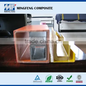 MF0002 Competitive Price FRP Fiber Glass Profile FRP Pultrusion Rod GRP Glass Fiber Profile thumbnail-3