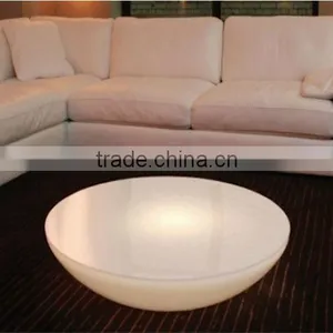 Acrylic LED Half Moon Round Table thumbnail-1