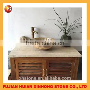 Snow White New Style Stone Wash Basin,Water Faucet and Basin thumbnail-3
