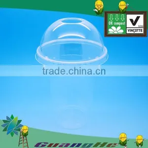 PLA Cold Drinking Clear Plastic Cup/ Biodegradable Ice Cream Cups thumbnail-4