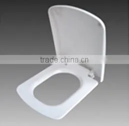 UIC-PP5060 Round/ Enlongated PP Toilet Seat Cover Soft Close, Soft Slow Close White Toilet Seat, PolyPropylene Toilet Seat thumbnail-2