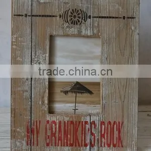 Decorative Retro Wood Picture Frame Antique thumbnail-1