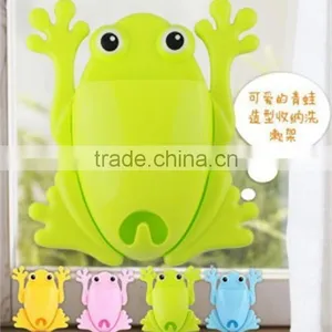 N193 Wall Mounted Bathroom Kids Toothbrush Cup Lovely Plastic Toothbrush Holder thumbnail-2