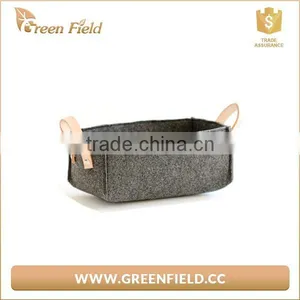 China Supplier Hot Sale Felt Fabric Storage Basket/bag for Household and Outdoor Using Eco Friendly thumbnail-1