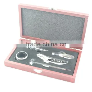 Wine Bottle Opener Set Corkscrew Kit Sommelier Stainless Steel Opener Tools Set thumbnail-1
